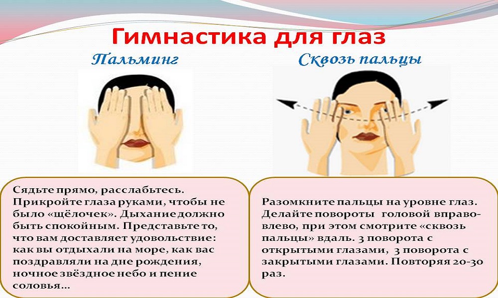 Зарядка для глаз
